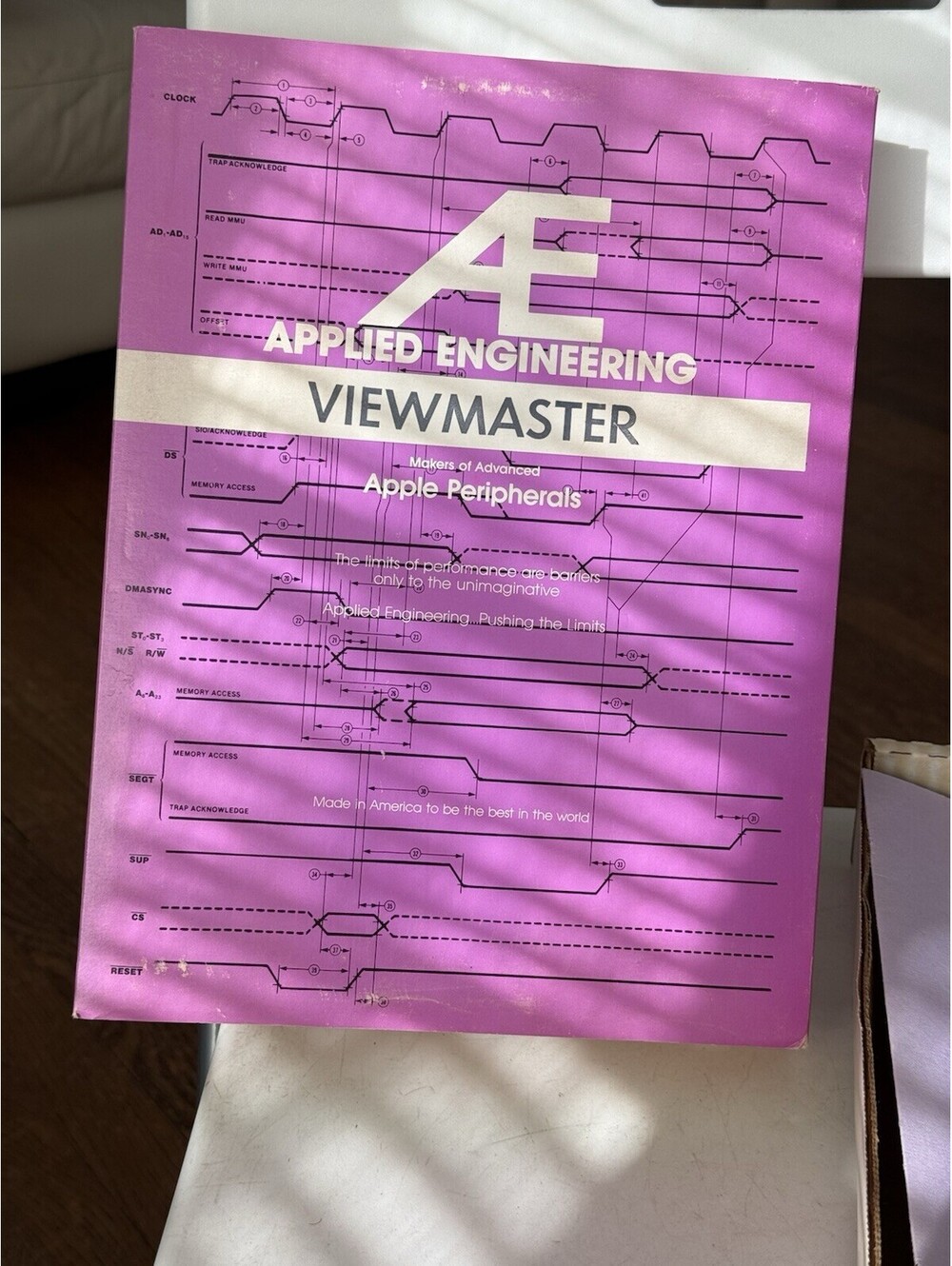 Applied Engineering Viewmaster 80 Video Card Apple II + II Plus Manuals & Box